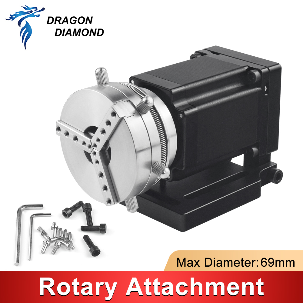 Rotary Device Attachment Diameter 69mm Fixture Gripper Three Chuck ...