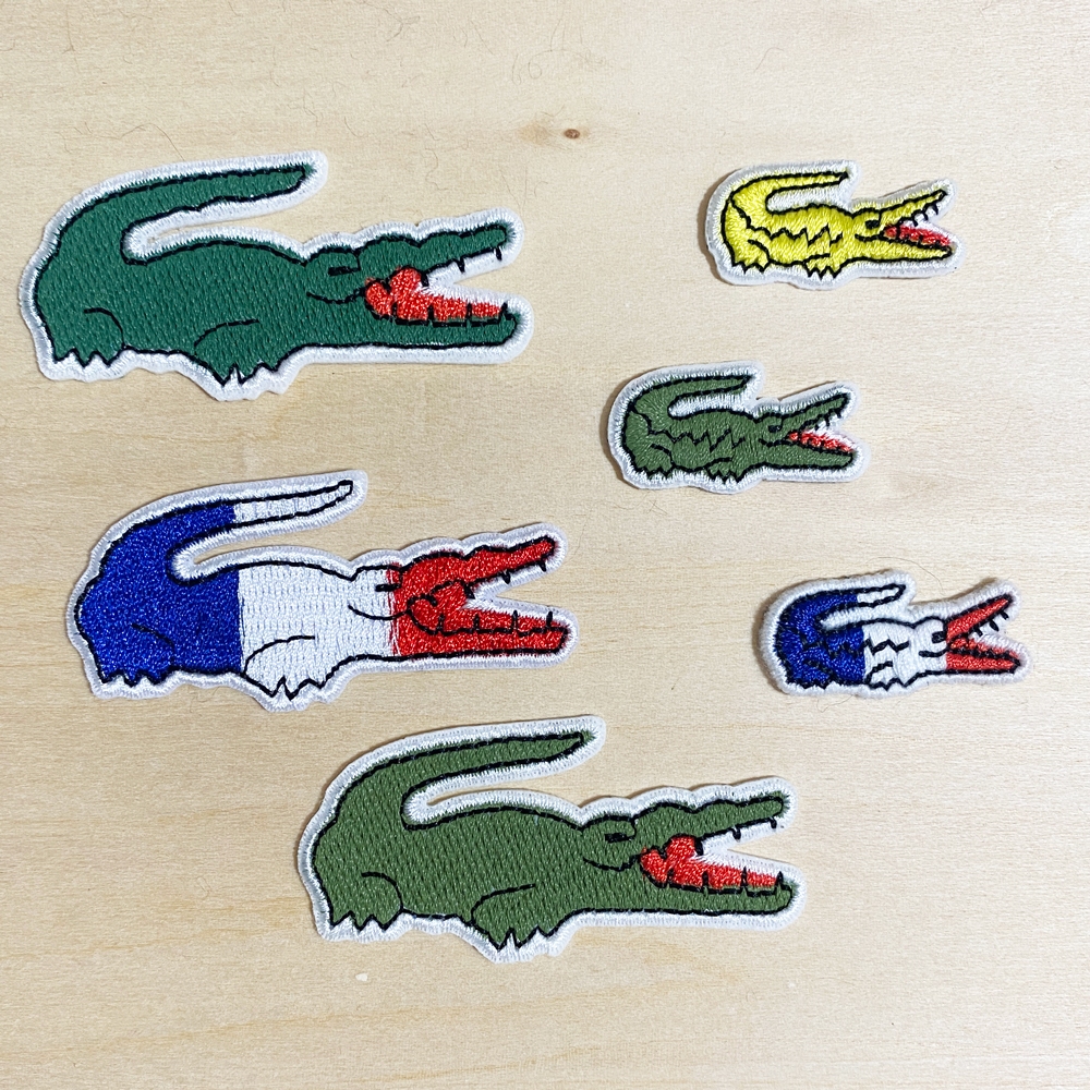 Lacoste logo patch best sale