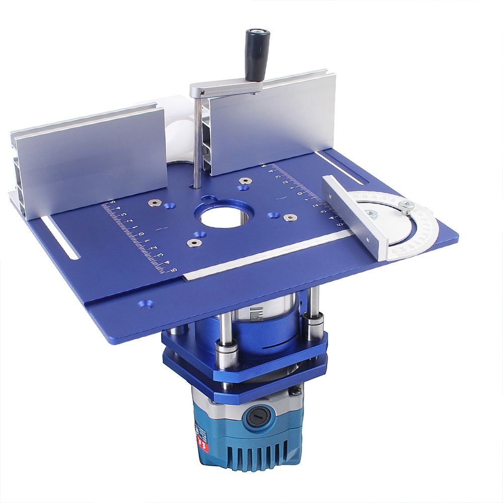 Woodworking Inverted Router Table Insert Plate with Router Lift ...