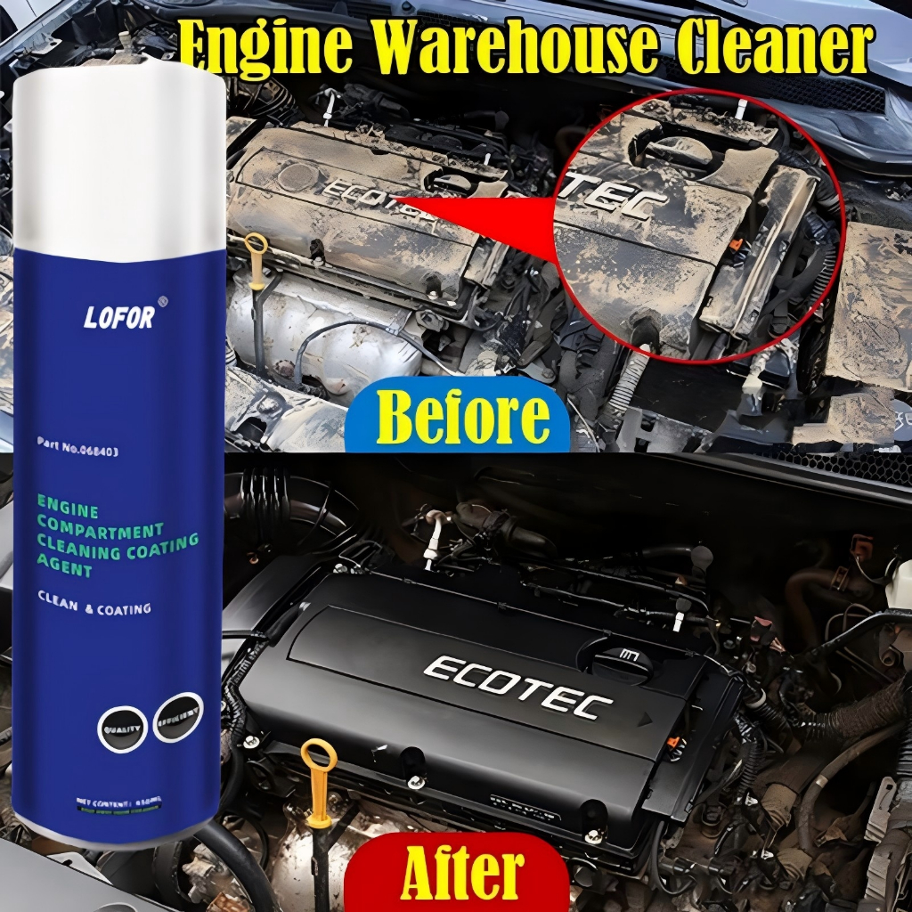 Engine Exterior Cleaner Engine Degreaser Foam Spray Quick Oil Grease ...
