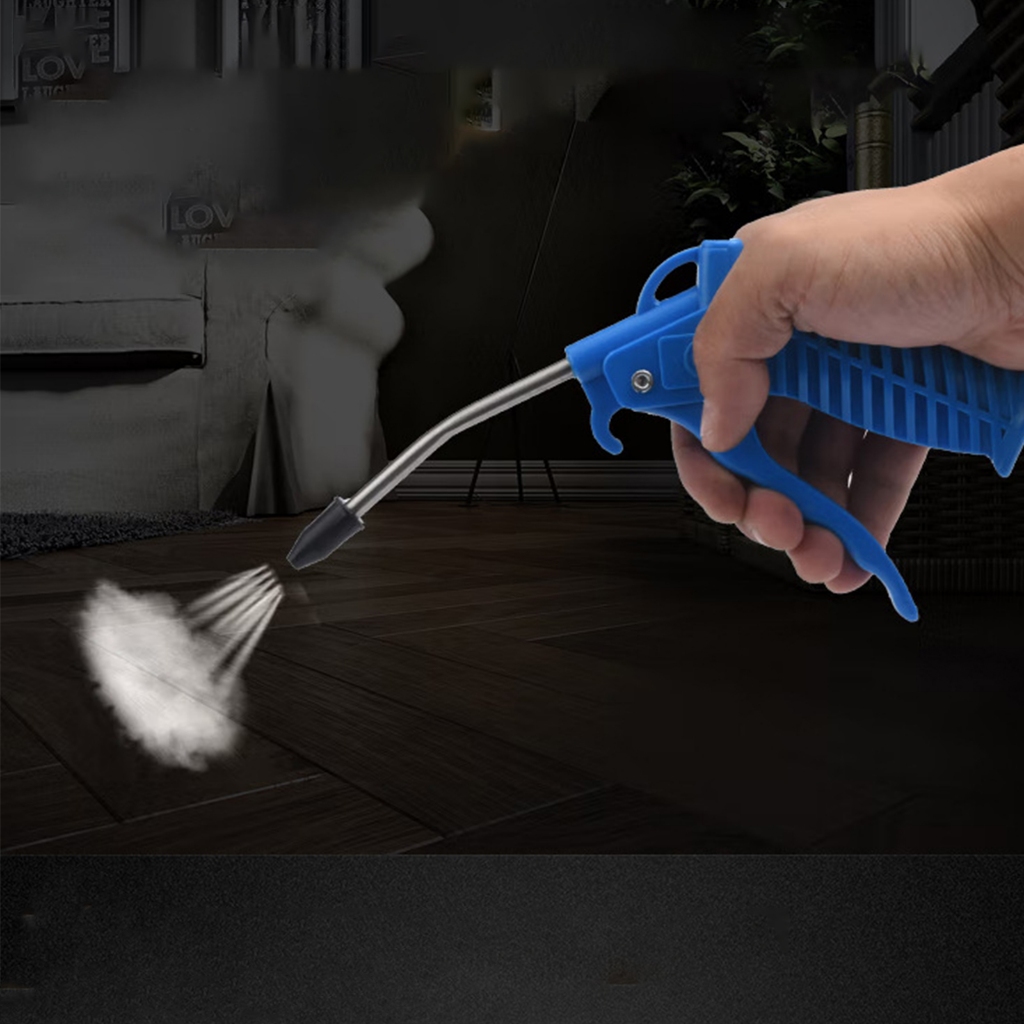 Lurrose Mini Aluminum Alloy Blower Pen – Adjustable High-Pressure Air Dust Removal Tool For Car Detailing, Keyboards & Workshop Cleaning (4.1” Portable)