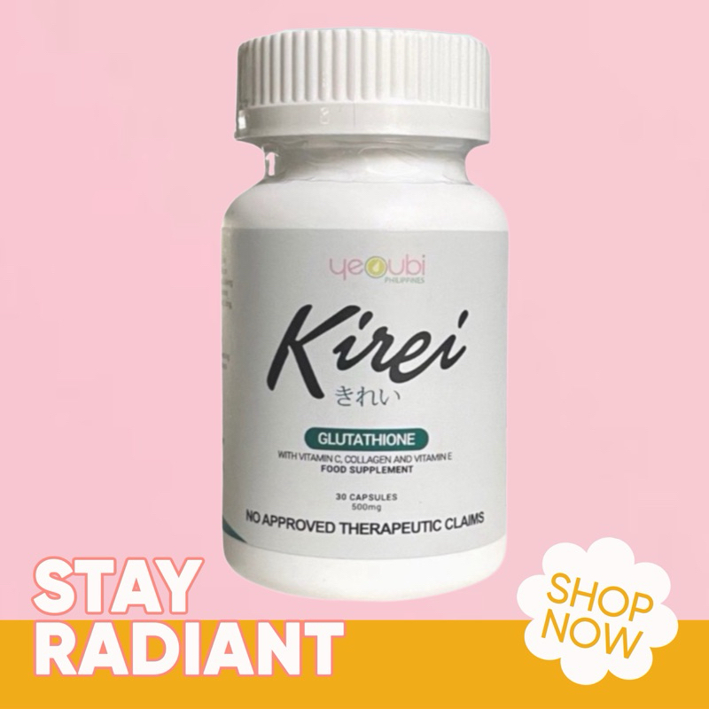 Kirei Glutathione whitening capsules yeoubi