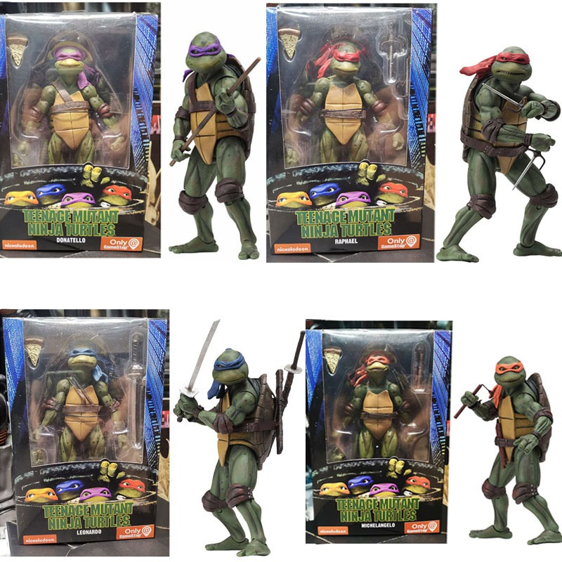 Teenage Mutant Ninja Turtles 1990 Movie version 7 inches Movable Garage ...