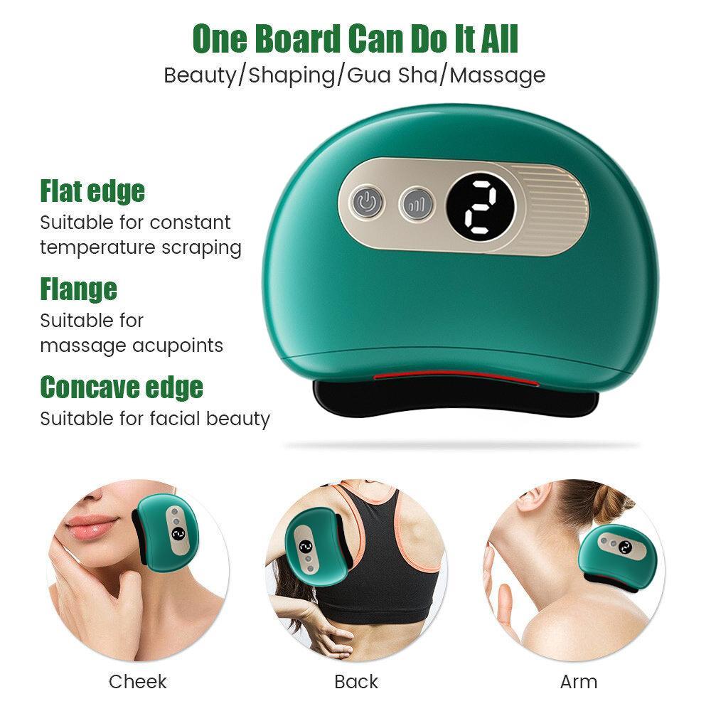 Gua Sha Electric Face Beauty Machine Body and Face Scraping Face ...