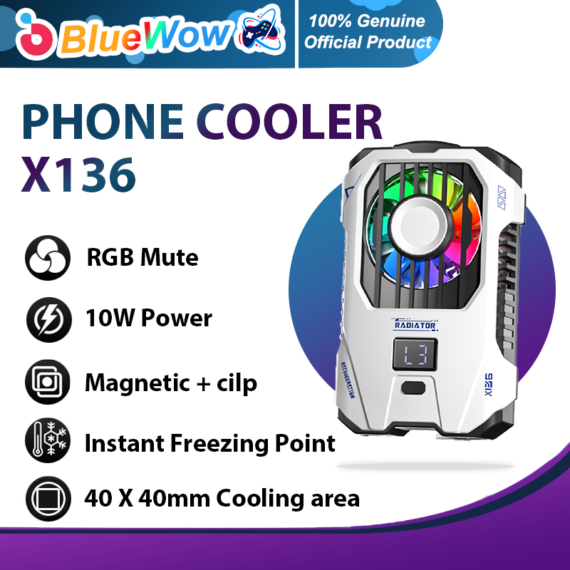 BlueWow X136 Large Battery 2500Mah Extreme Reverse Cooling Large Area ...