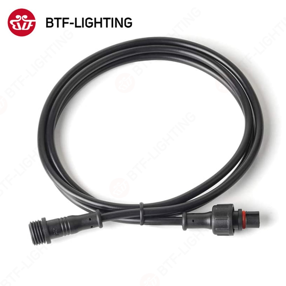 BTF-LIGHTING 2pin 3pin 4pin 5pin Waterproof Connector Extension Cable ...