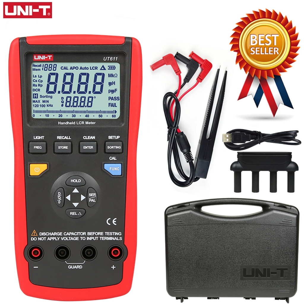 UNI-T UT622/E LCR Digital Bridge Capacitance Meter Multimeter ...