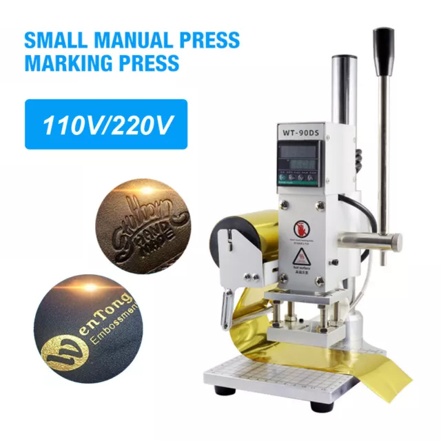 OGDFURN Logo Hot Foil Stamping Machine Leather Manual Bronzing