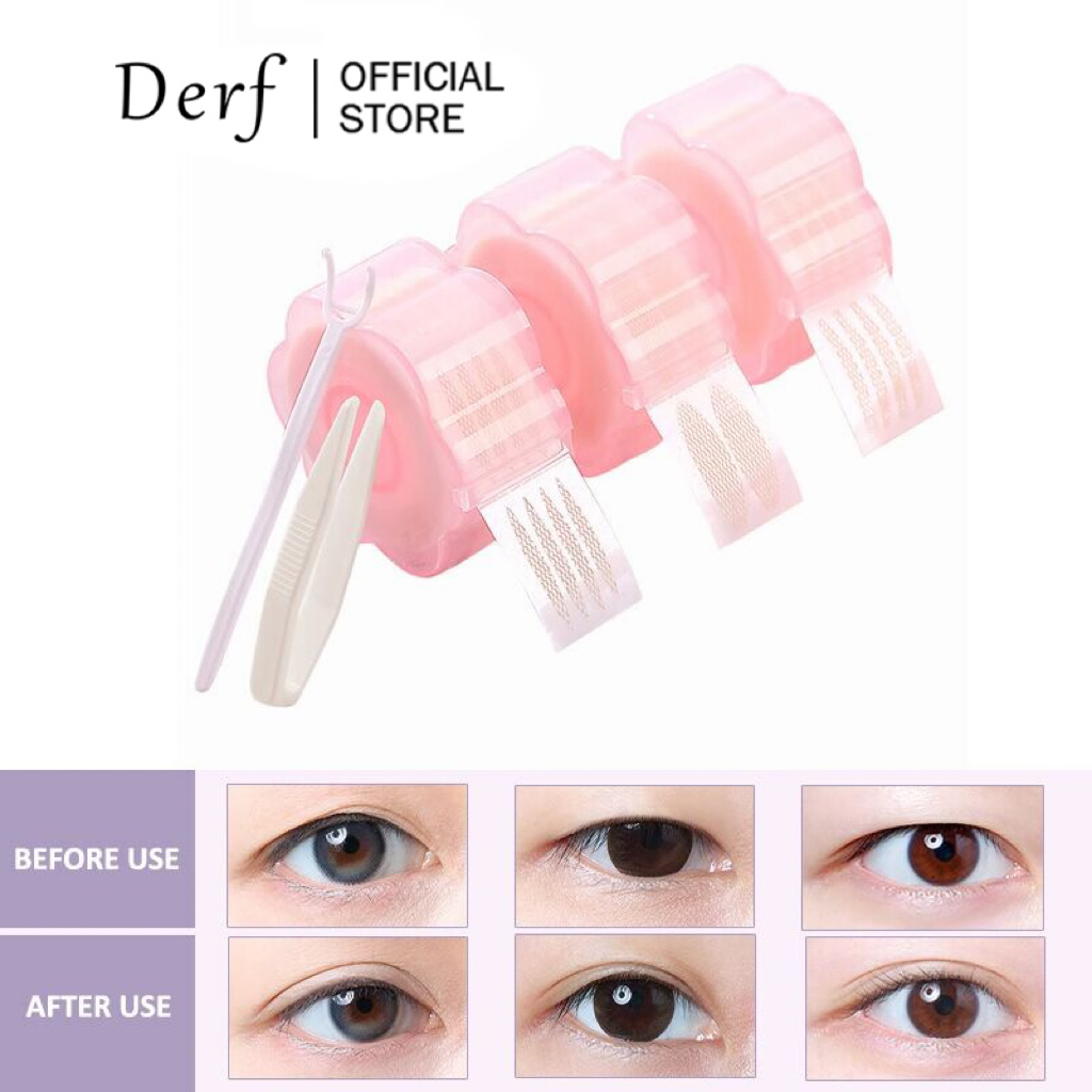 DERF Set Of 360 Invisible Eyelid Stickers Leaves No Long-Lasting Traces ...