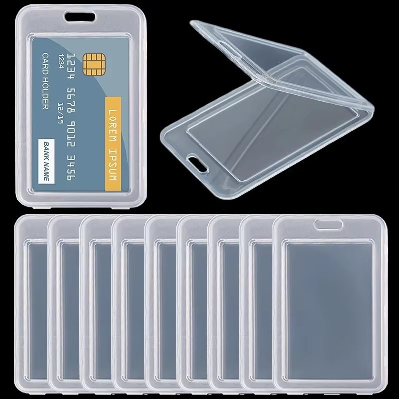 1pcs Waterproof Transparent Card Cover Women Men Student Bus Card ...