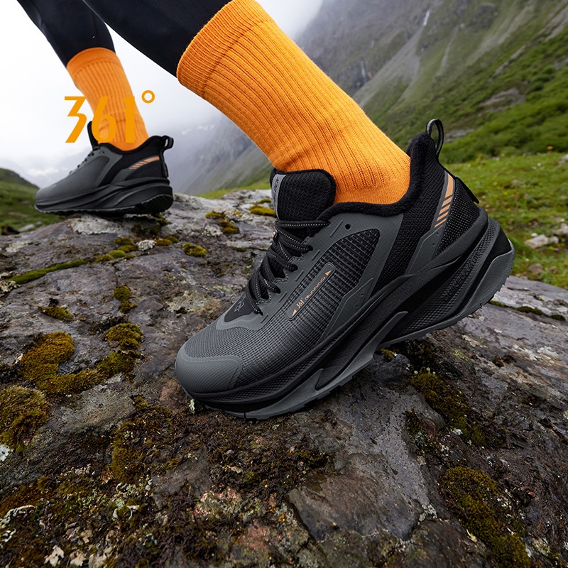 361 Degrees Unisex Yushan 2 Trail Running Shoe Black/Scuba Size 8 B(M) US
