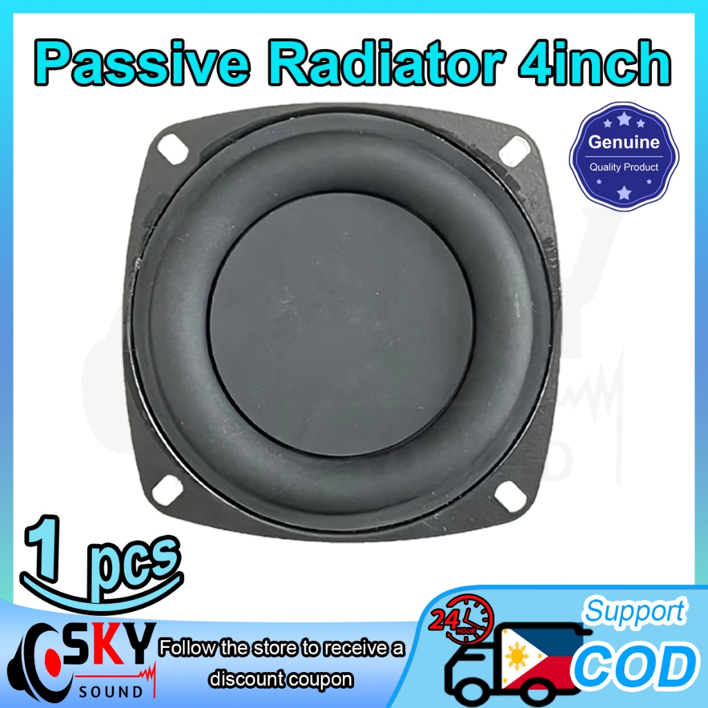 SKYSOUND 4inch Speaker Passive Radiator 4inch Bass Midrange Speaker ...