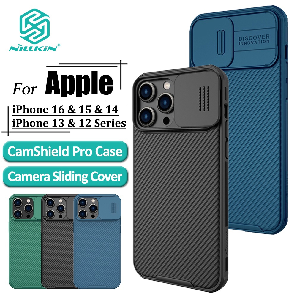 NILLKIN CamShield Case For iPhone 16 Pro Max 15 Pro Max 14 Pro Max 15 ...