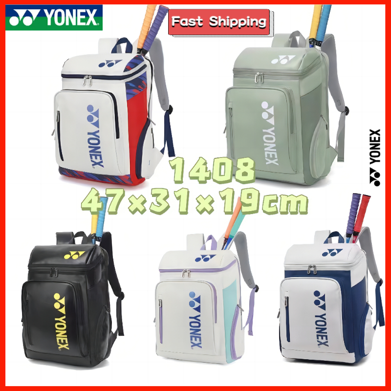 Yonex Tennis Backpack Large Capacity Waterproof Badminton Sports
