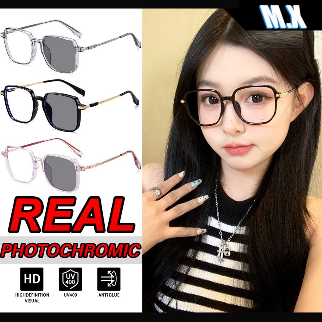 Photochromic eyeglasses Student Glasses Anti-Radiation Eyeglasses