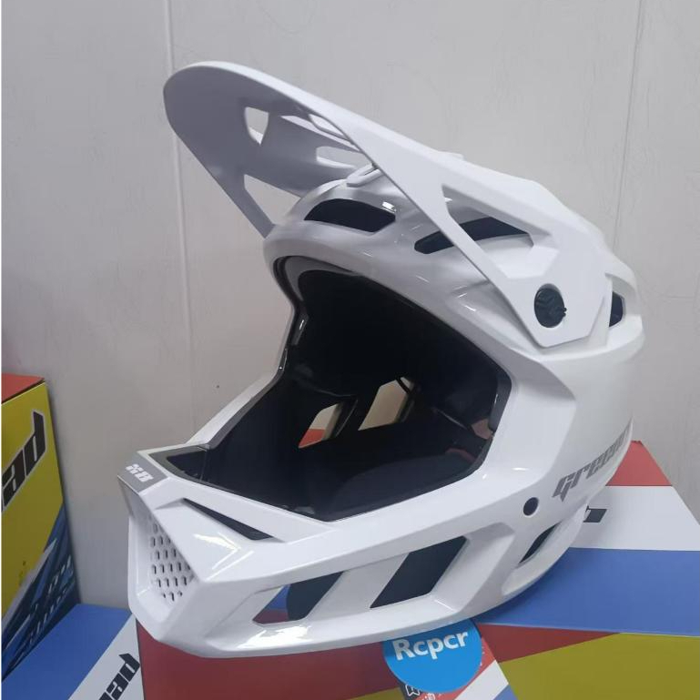 Bicycle Helmet MTB Helmet Mtb Full Face Helmet Adult Dh Downhill Bicycle  Motocross Off-road Safety Helmets Mountain Bike Unisex Integrated Drop