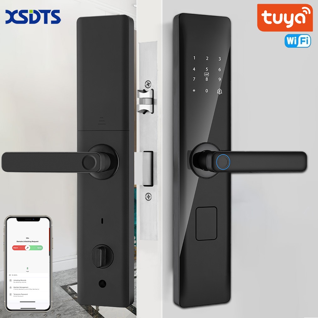 Tuya Smart Lock Wirelss With Fingerprint Password IC Card Unlock ...