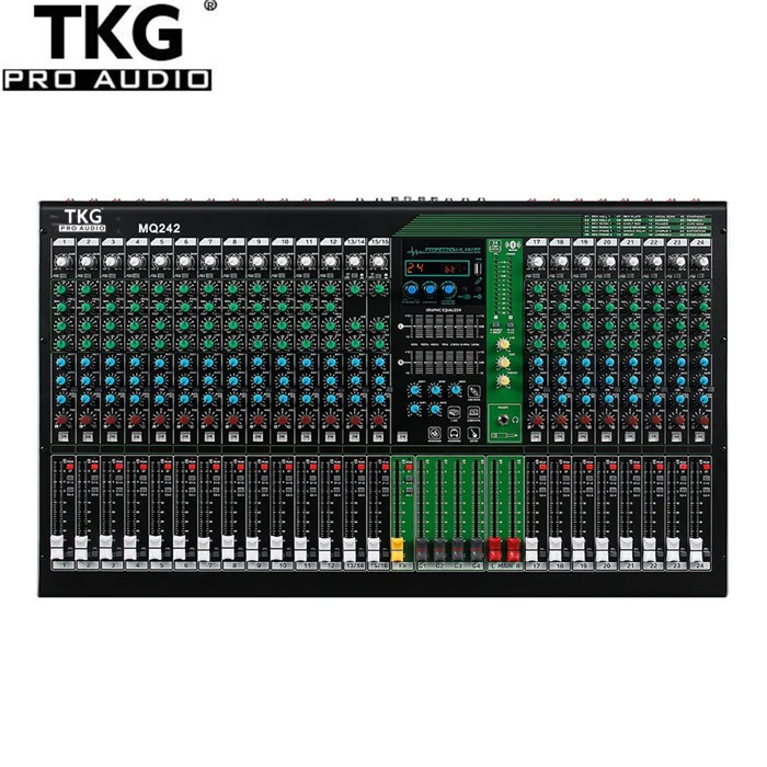 TKG MQ242 Record professional performance stage audio 24 channel mixer ...