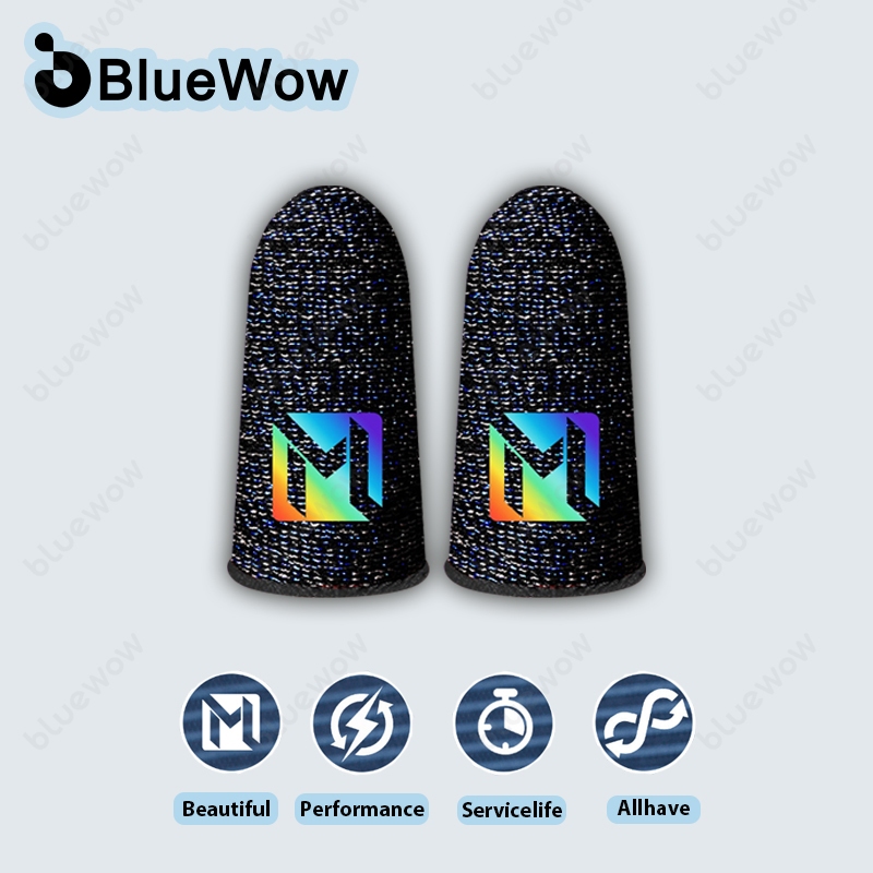 BlueWow【MLBB】 Gaming Finger Sleeves for LOL and PUBG.Designed