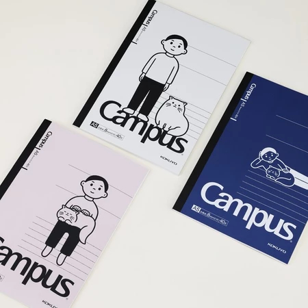 Limited Kokuyo X Noritake Joint Notebook Campus Cat Memo A6 Wireless ...