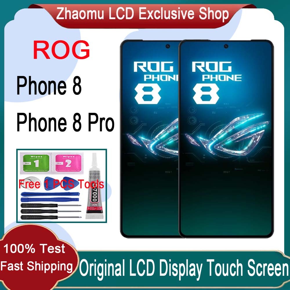 Original AMOLED For ROG Phone 8 8 Pro LCD Display Touch Screen ...