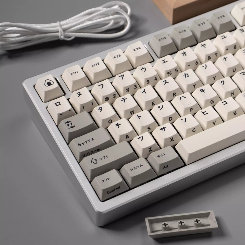 【Keycap Only】Retro Japanese Katakana Side Engraved Keycap Cherry