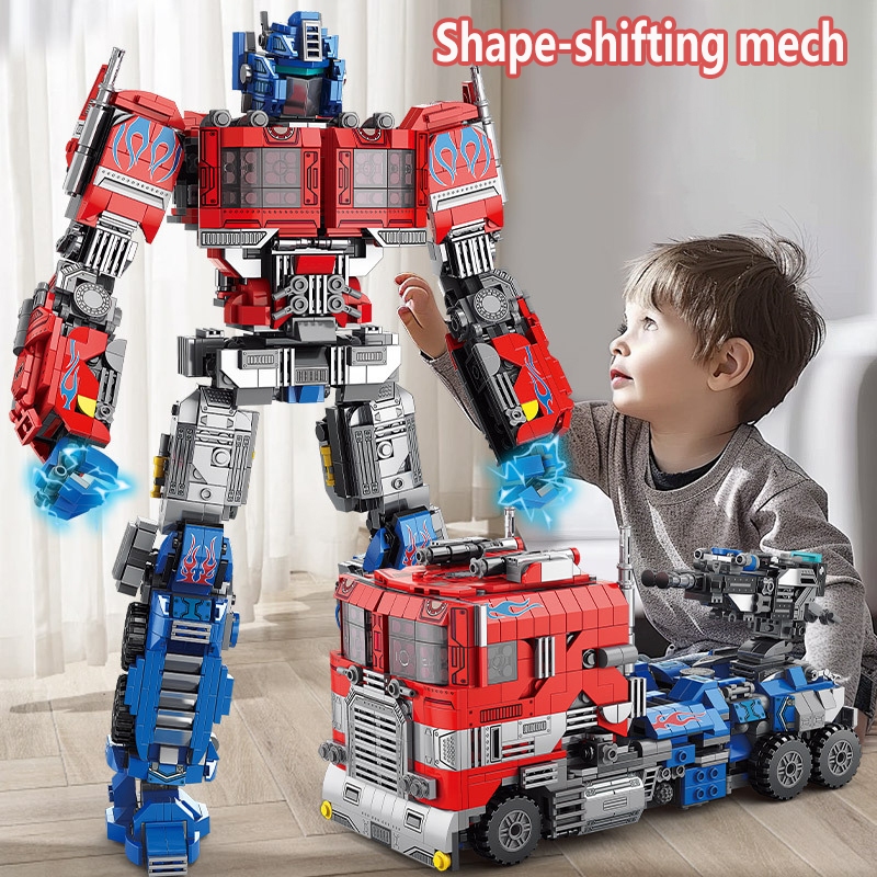 Optimus Prime, Bumblebee Transformers Mech building blocks, educational ...