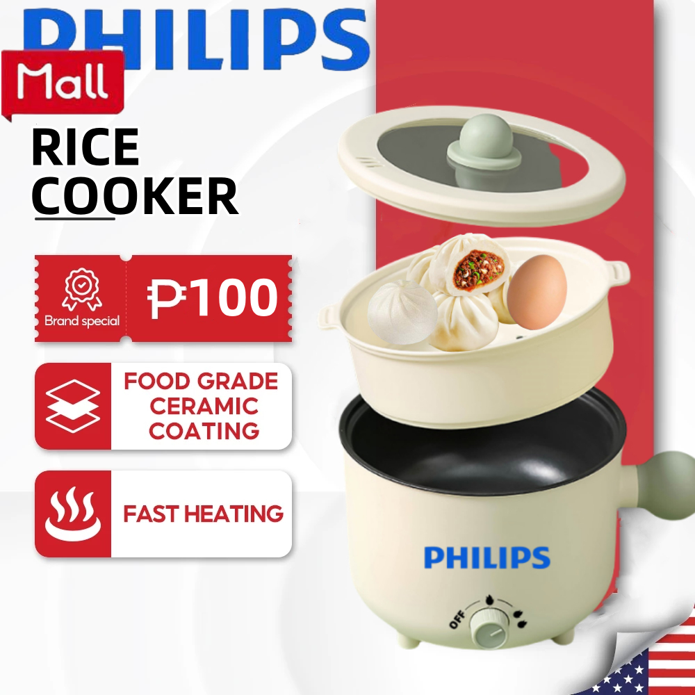 PHILIPS 2.0L Electric Mini Cooker Rice Cooker 800W Non-Stick Split Type ...