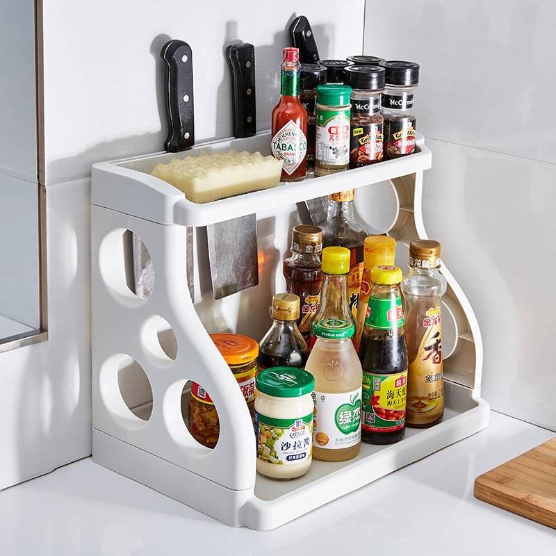 Multifunction Organizer 2 Layer Kitchen Shelf Rack small sized | Shopee ...