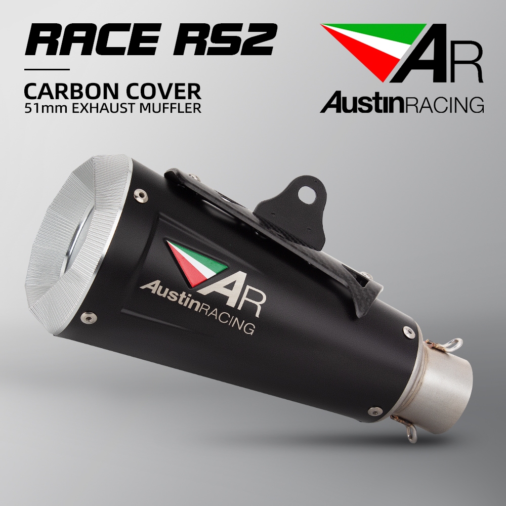 AustinRacing Race RS2 motorcycle racing exhaust pipe for R3 cbr500r r15 ...