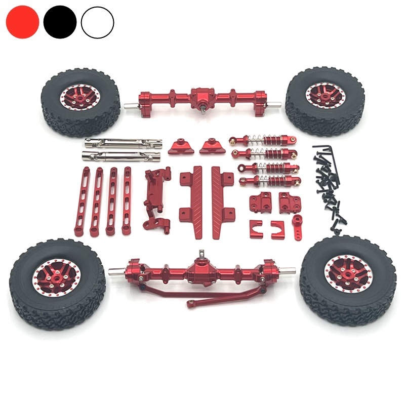 8-teiliges RC Lenker-Set Aus Alu Für SCX10 Crawler - 115/125/130 Mm, Blau/schwarz