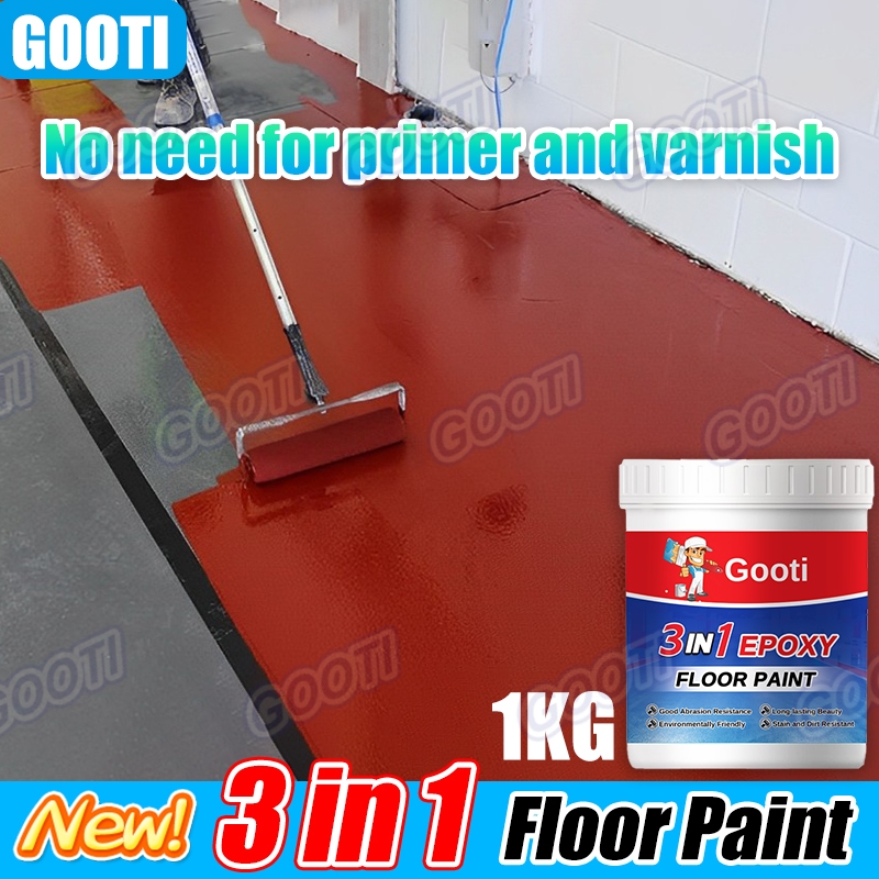 Upgrade 3in1 Floor Paint Waterproof Moisture Floor Wax for Warehouse