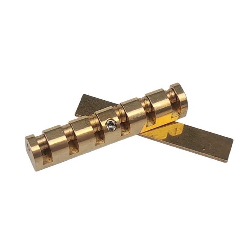 45mm Pre-slotted Nut 45mm Height Adjustable Brass Roller Nut For 5 ...