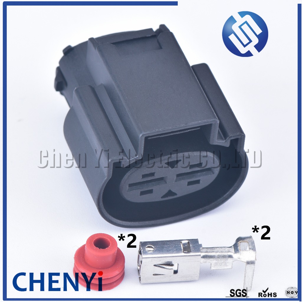 2 Pin female 6.3mm Automotive waterproof Electronic fan resistance ...
