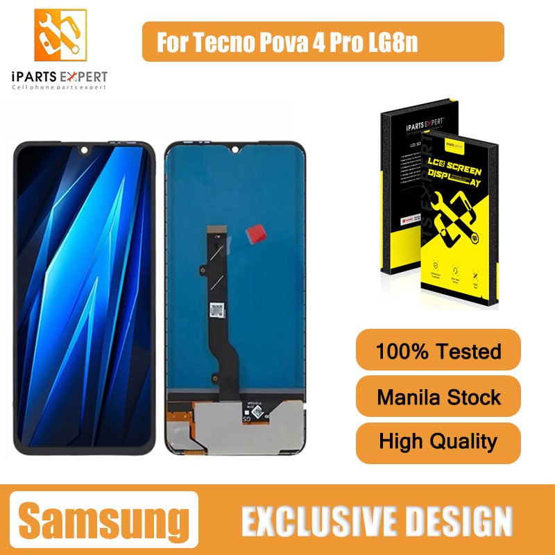 IPARTSEXPERT AMOLED Original LCD For Tecno Pova 4 Pro 4Pro LCD LG8n ...