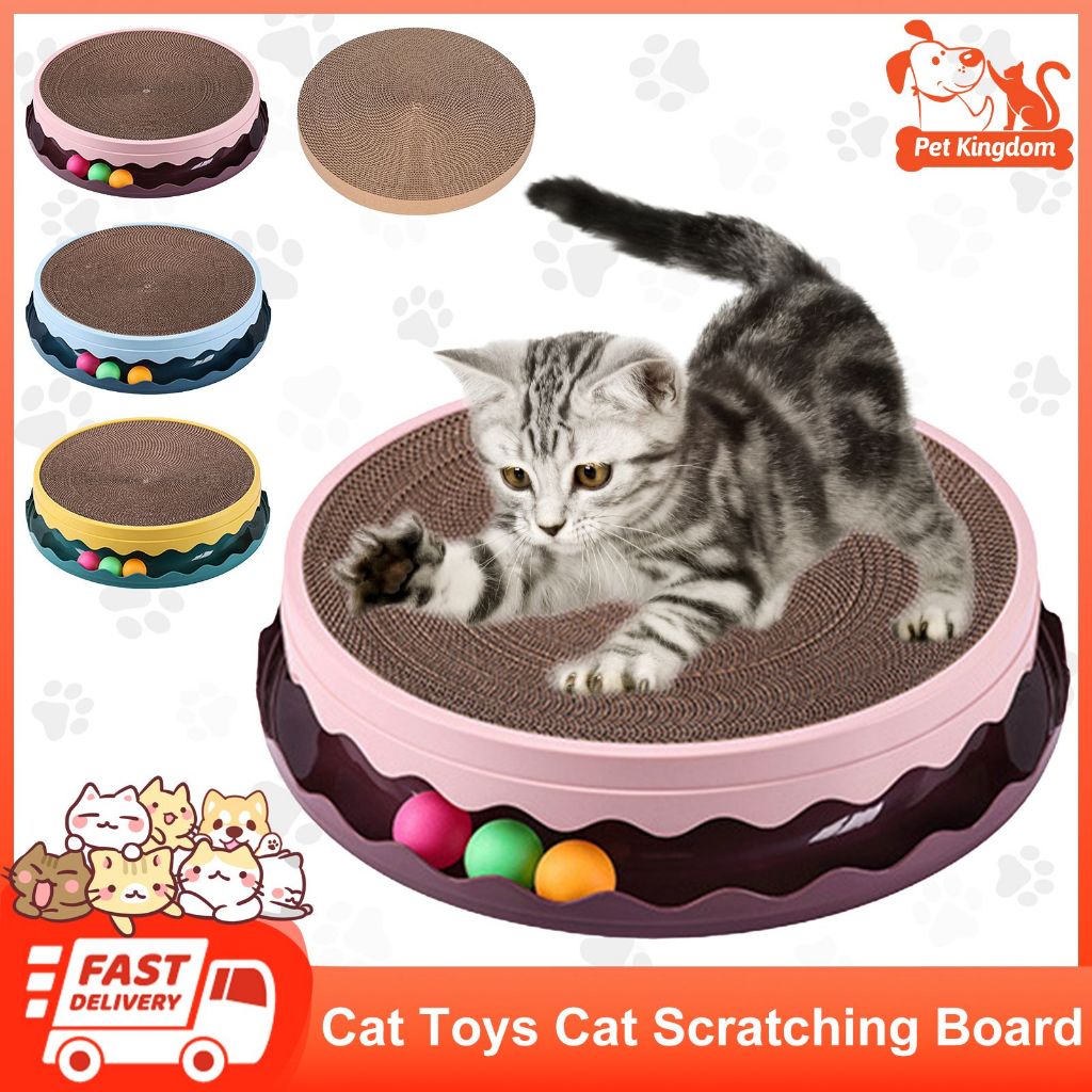 Cat Toy Scratch Board Bed Pet Toy Replaceable Scratch Resistant Claw ...