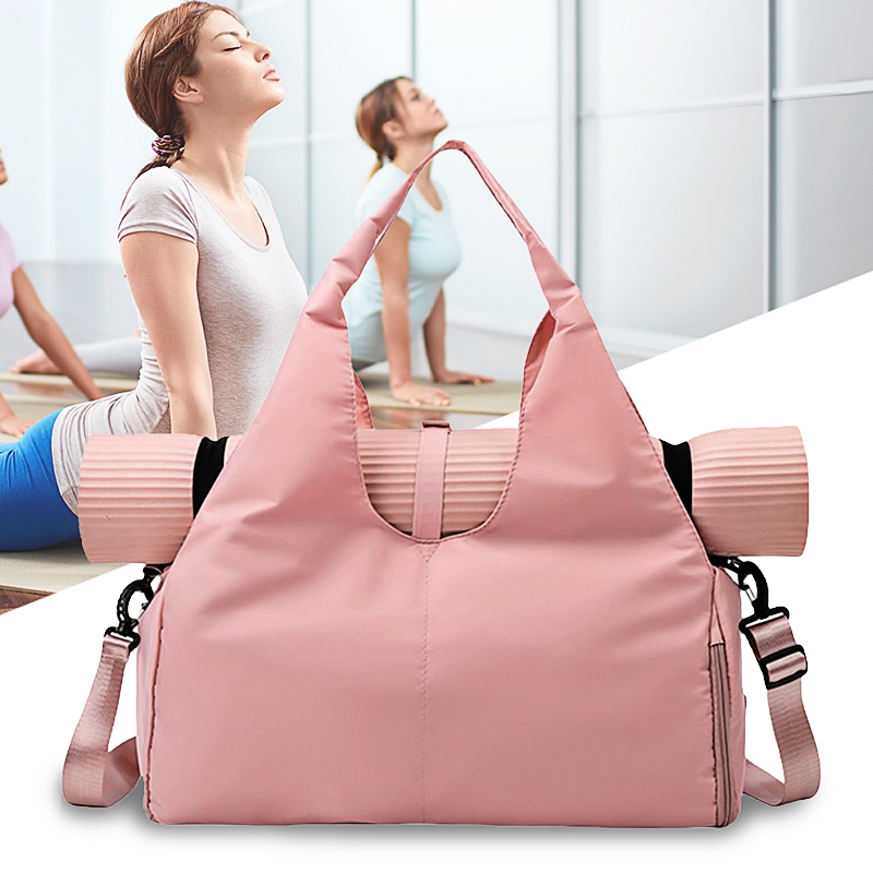 Travel Duffel Bag Gym Sport Fitness Bag with Shoe Compartment Yoga ...