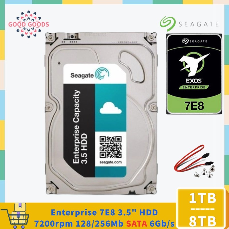DELL/SEAGATE EXOS 7E8 1TB 2TB 3TB 4TB 6TB 8TB ENTERPRISE 3.5 512N HDD ...