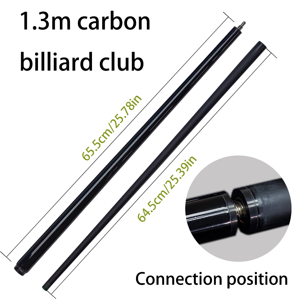 Black Technology Carbon Fiber Pool Cue - Portable and Solid Joint ...