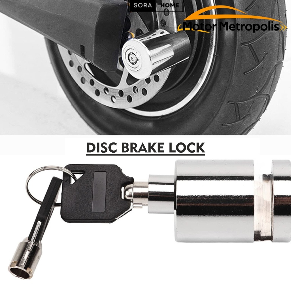 thumbnail image 2 of Disc Alarm Lock Motorcycle Anti-theft Alarm Wheel Disc Brake Lock Security Disc Lock 7mm Pin For Motorbike Scooter Bike Black 2 of 12