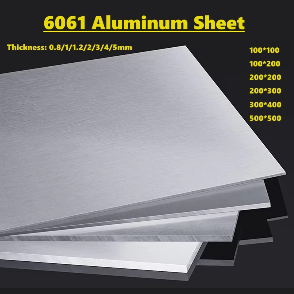 6061 Aluminum Square Plate Flat Aluminum Sheet 1060 DIY Frame Metal