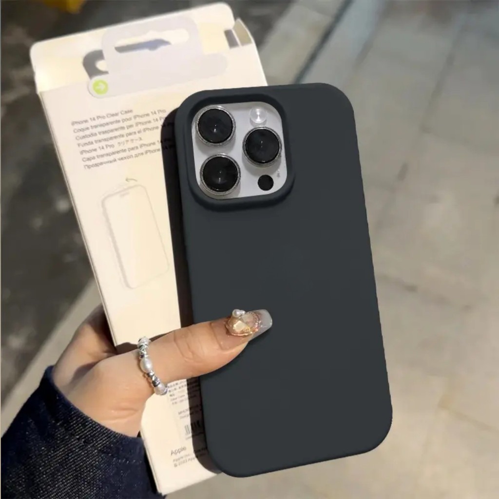 Official Liquid silicone phone case for iPhone 15 Pro MAX 14 13 12 Pro