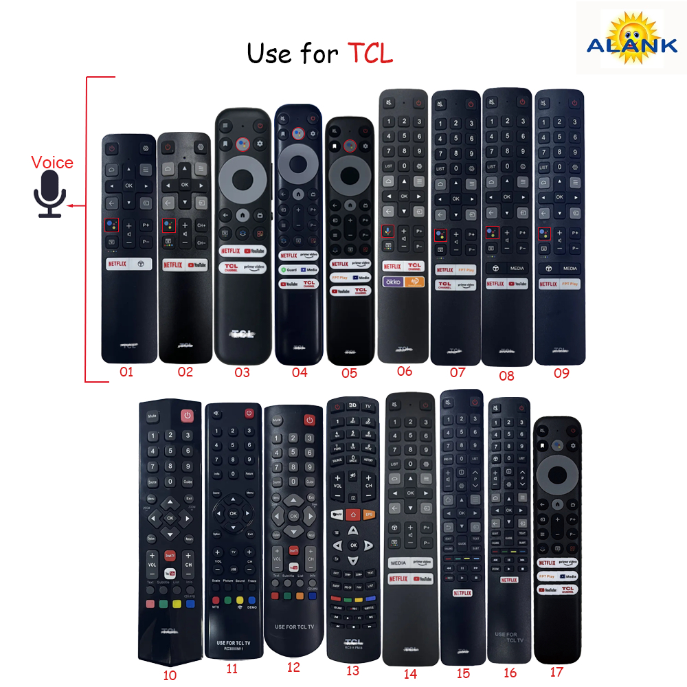 Suitable for TCL TV Remote Control with Voice (100% Genuine Product