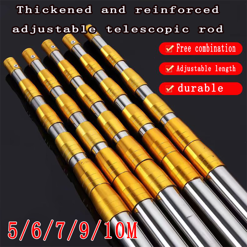 4M-5M-6M-7M-9M Fruit Picker Long Pole Stainless Steel Highaltitude ...