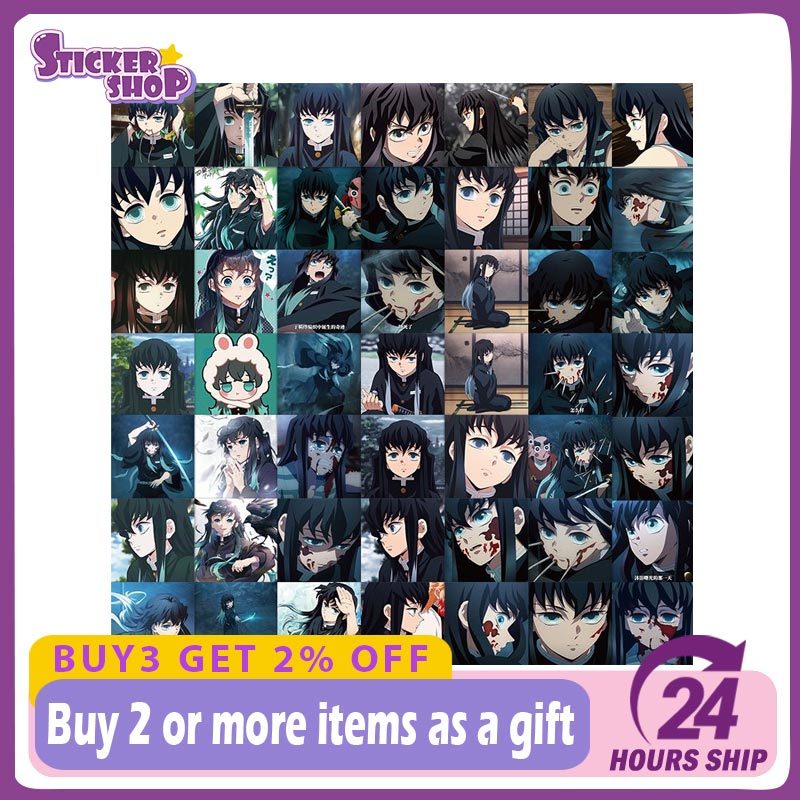 99Pcs Tokitou Muichirou Stickers Decoration Laptop Phone Notebook Anime ...