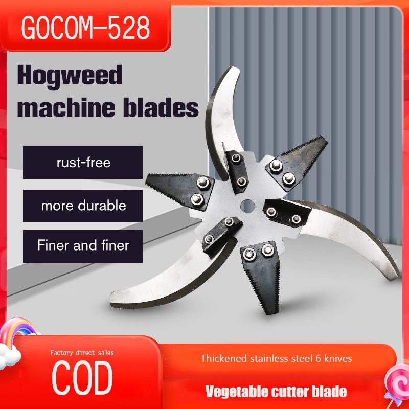 Electric pig blade cutter blade 6 blade green feed crushing guillotine ...