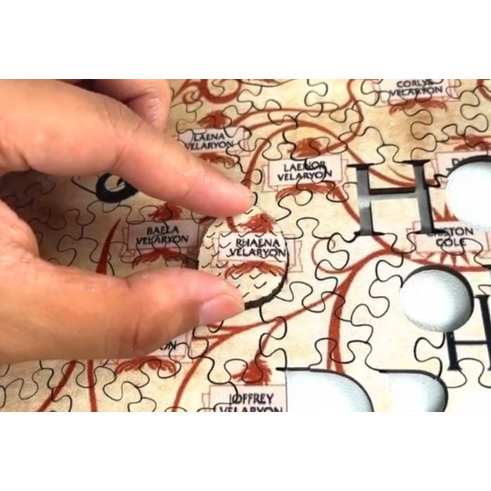 Crafthub Dragons of Westeros - House of the Dragon Wooden Jigsaw Puzzle ...