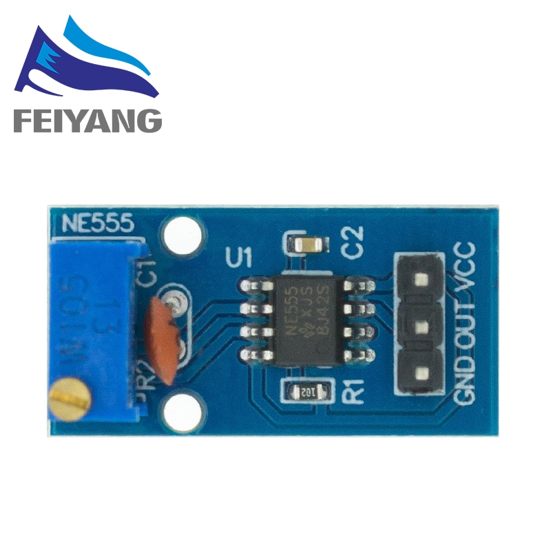NE555 Pulse Frequency Duty Cycle Adjustable Module 10kHz -200kHz Square ...