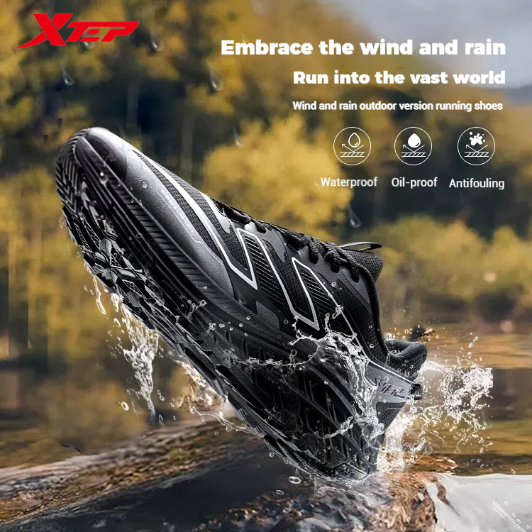 【xtep】Wind Rain Series 丨 Water Repellent Outdoor Hiking Shoes Hiking