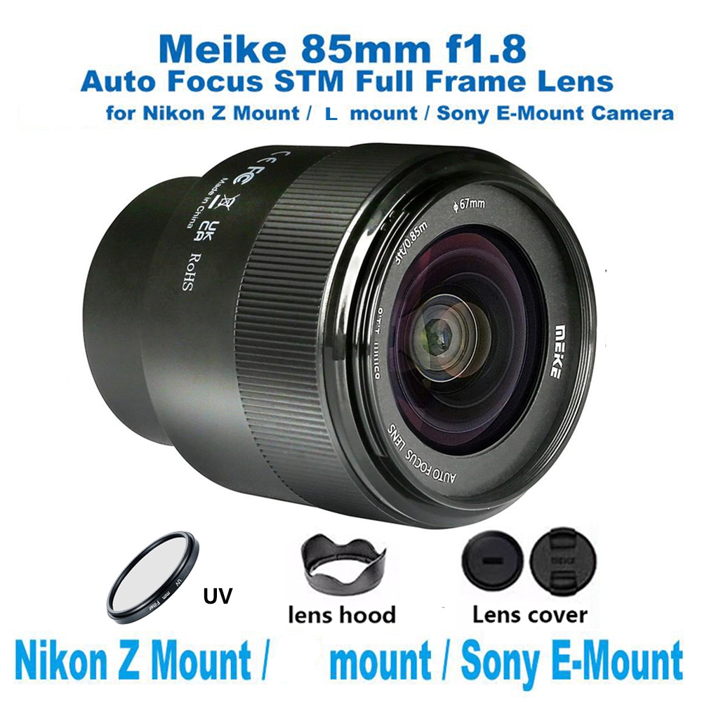 Obiettivo Meike 50mm F1.8 Per Fotocamere Panasonic/Sigma/Leica | Autofocus STM, Montatura L | Ideale Per Ritratti E Video